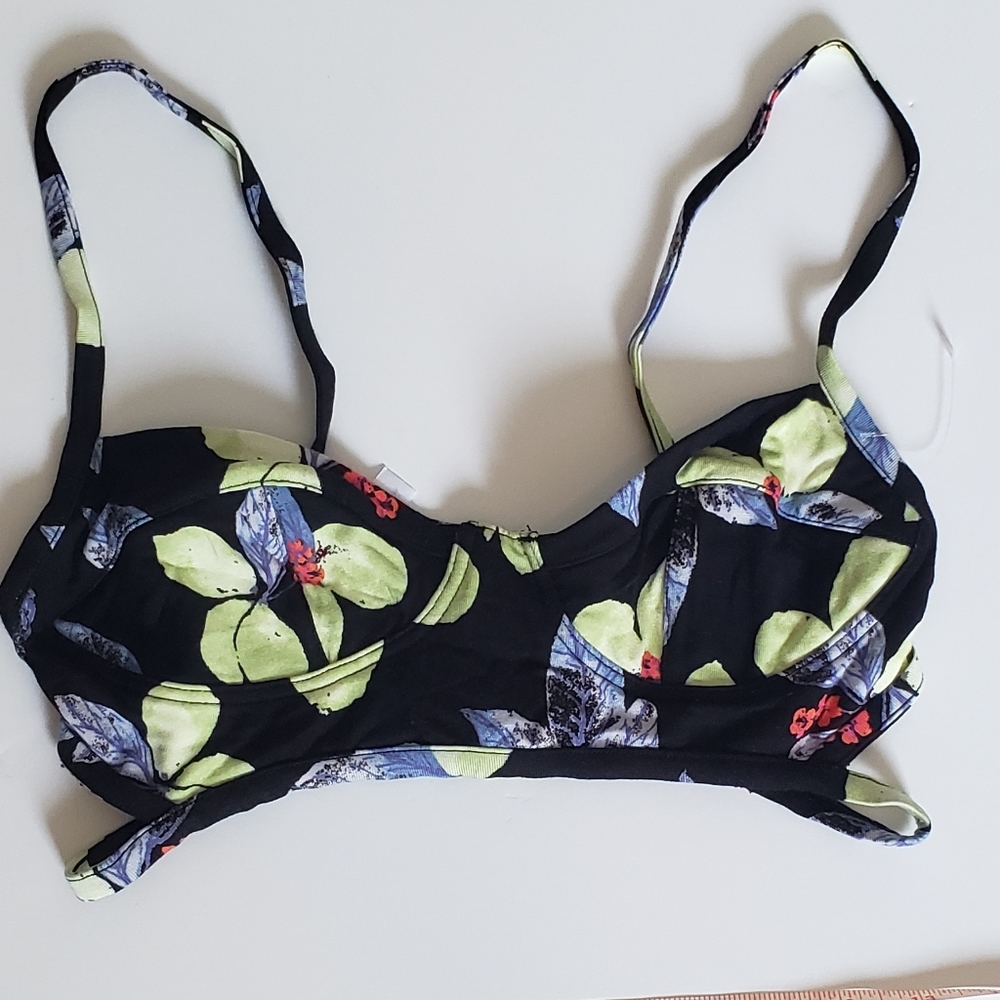 Free People NEW Tropical Print Bralette